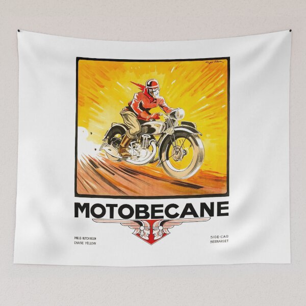 Item preview, 1936 Geo Ham Motobecane Motorcycle Poster designed and sold by retrographics.
