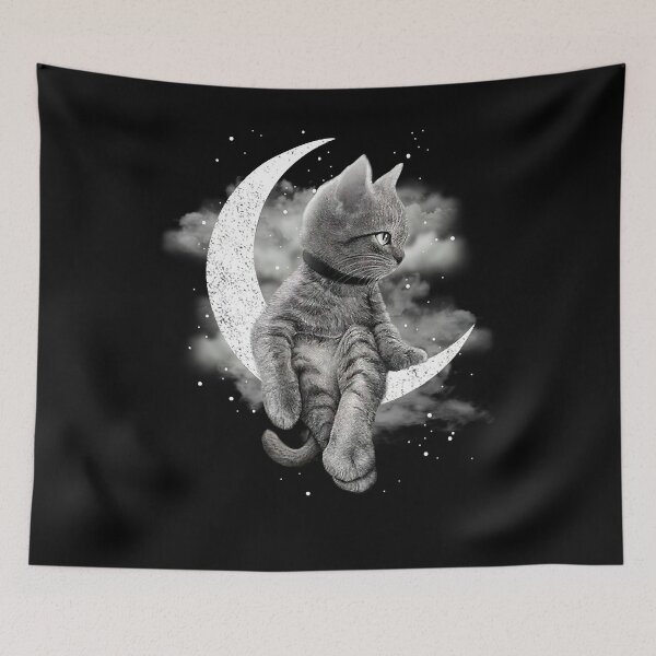 Item preview, Mens Womens Cat Sit On The Moon Funny Kitten Cat Lover That’S Nice Women'S designed and sold by ReeseFeil1992.