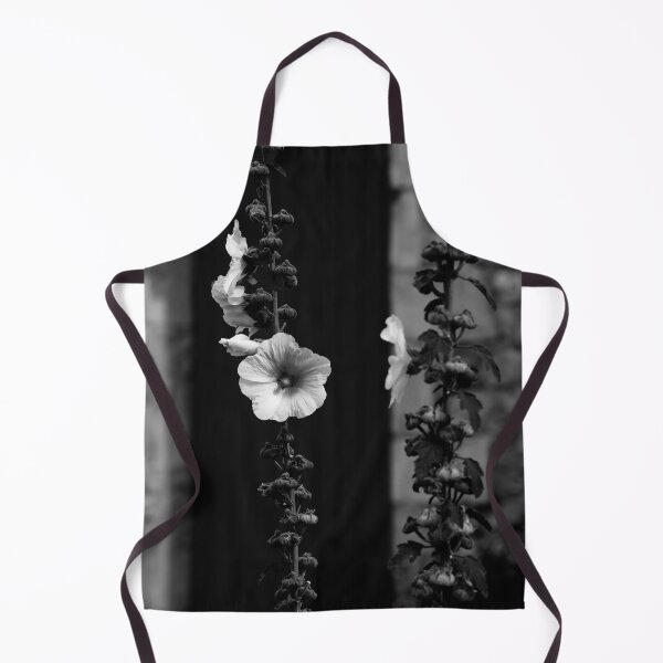 Item preview, Closeup of a Hollyhock in black and white designed and sold by FotoMahieu.