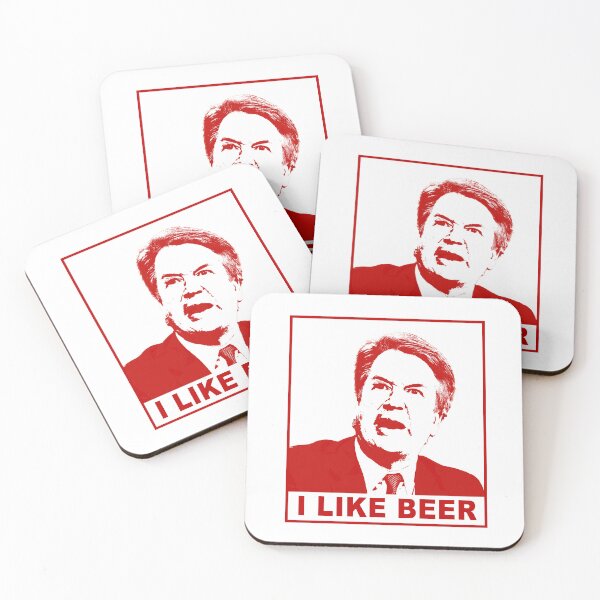 Item preview, Brett Kavanaugh likes beer designed and sold by Signs for Dark Times.