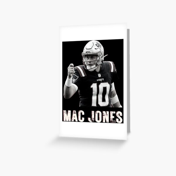 Mac Jones New England Patriots Greeting Card Gift Card 