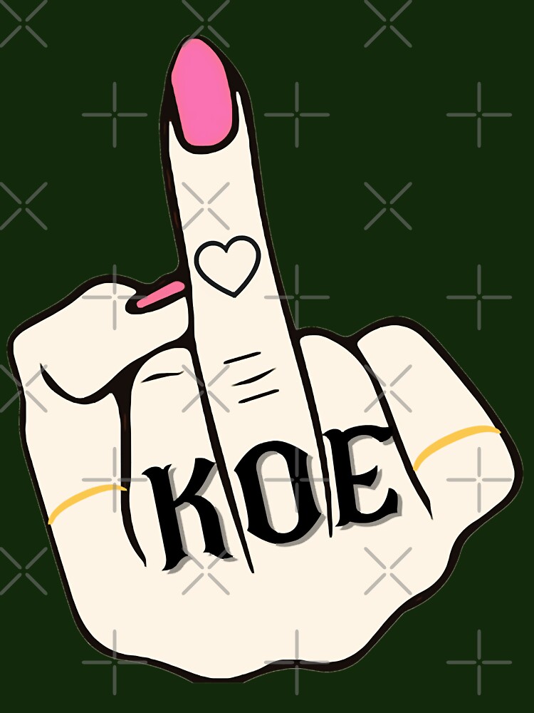 Day Gift For Koe Woman Middle Finger Gifts Music Fans Poster for