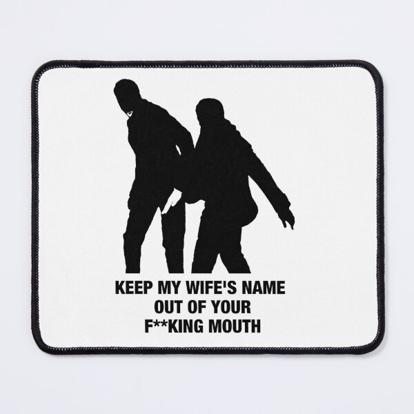 Item preview, Keep My Wife's Name Out Of Your Fucking Mouth will smith slap chris rock Sticker designed and sold by Eiadlight.