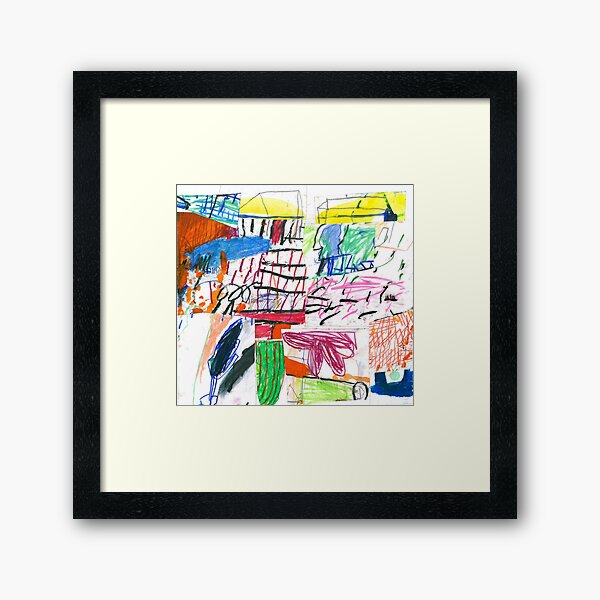i luv Lucy Street Framed Art Print