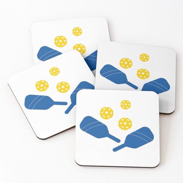 Item preview, Yellow Pickleballs Blue Paddles designed and sold by Mehwish.