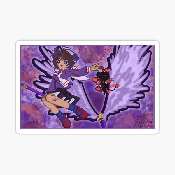 Sakura Violet Sticker