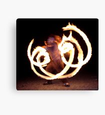Fire Reflection Canvas Print