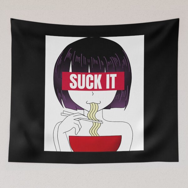 Item preview, Kawaii Anime Girl Eating Japanese Ramen Noodles Classic . designed and sold by hronekefbren.