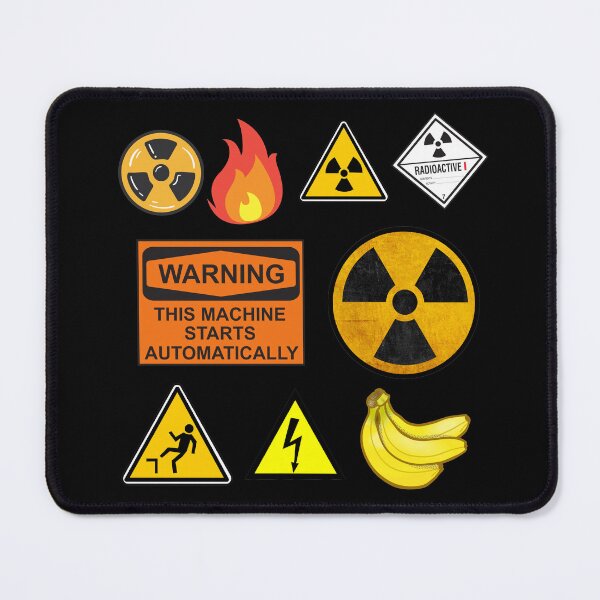 Item preview, Dangers and radioactive signs designed and sold by Mad-Boy.