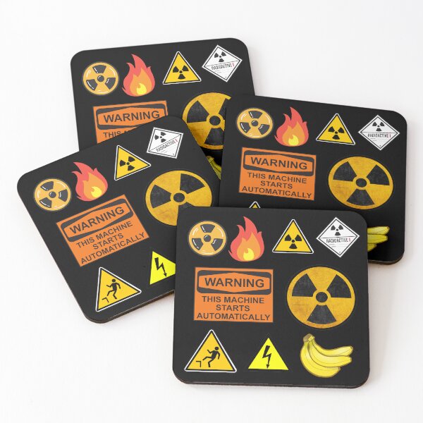 Item preview, Dangers and radioactive signs designed and sold by Mad-Boy.
