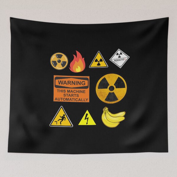 Item preview, Dangers and radioactive signs designed and sold by Mad-Boy.