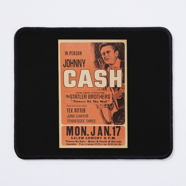 Item preview, Vintage Vintage Johnny Cash And The Tennessee Three Concert Poster designed and sold by Buckridge2016.