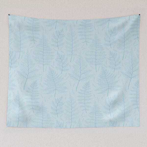 Item preview, Blue ferns pattern. Botanical illustration. designed and sold by helga-wigandt.