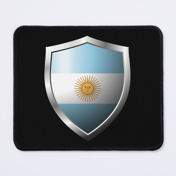 Item preview, Strong Argentina Flag Shield Country designed and sold by HelloFromAja.