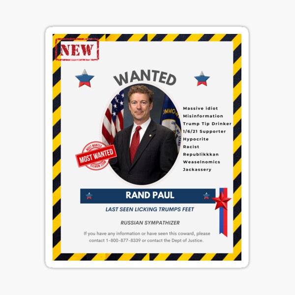 Item preview, Rand Paul designed and sold by NakedspoonMedia.