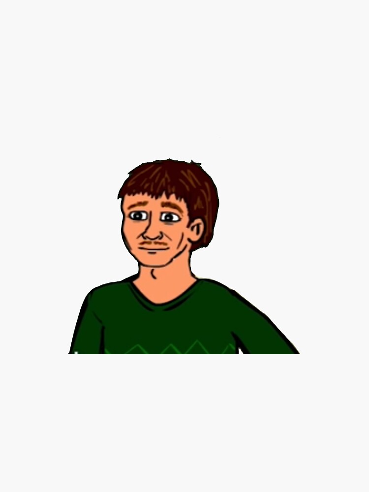 Thumbnail 3 of 3, Sticker, Mr. Hatcher designed and sold by JYACartoons.