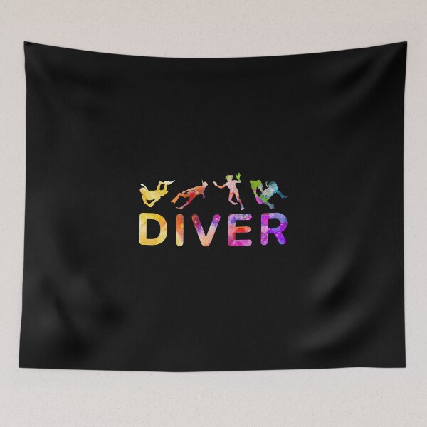 Item preview, Watercolor Sport Diver designed and sold by Chapman88.