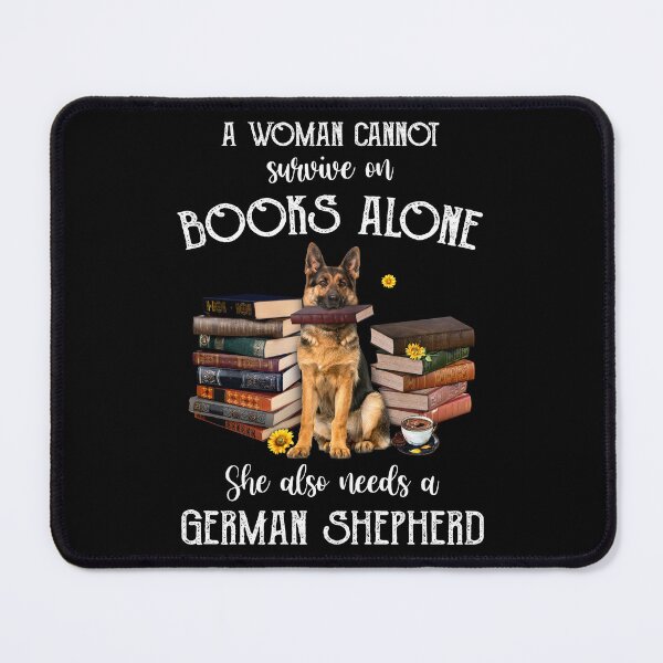 Item preview, Best German Shepherd Books Librarian Reading Girl Teacher Life Dog Lover designed and sold by adsmod.