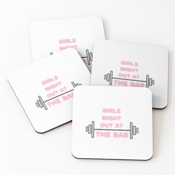 Item preview, Girls Night At The Bar Neon Sign Gym Pun designed and sold by Drawn By Hand Designs.
