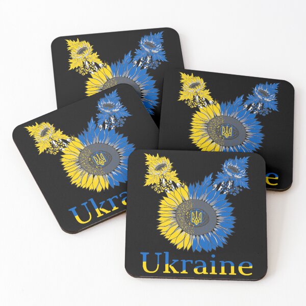 Item preview, Ukraine Floral Ukrainians Sunflower Retro Ukrainian Flag designed and sold by r-silver.