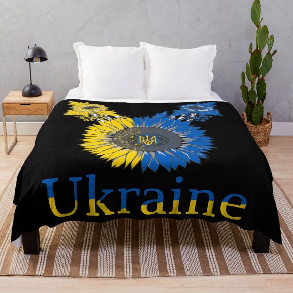 Item preview, Ukraine Floral Ukrainians Sunflower Retro Ukrainian Flag designed and sold by r-silver.