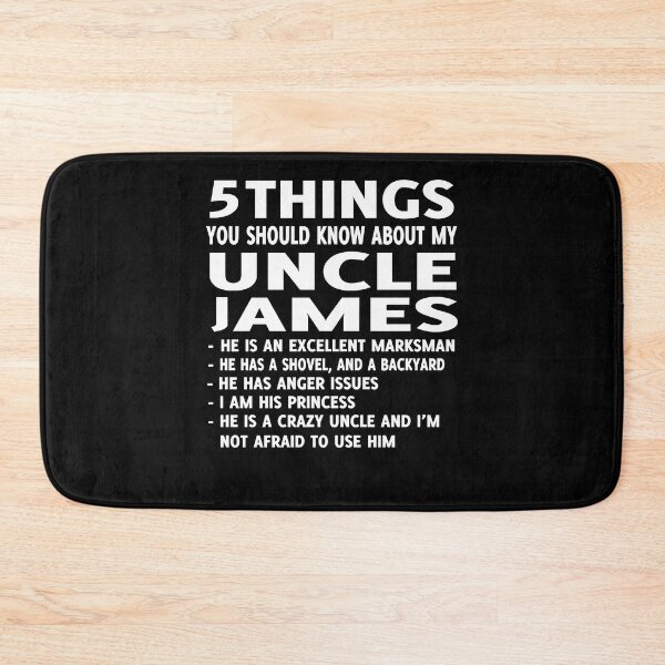 Item preview, For Men Women 5 Things You Should Know About My Uncle James To Little Monster designed and sold by Buckridge2016.