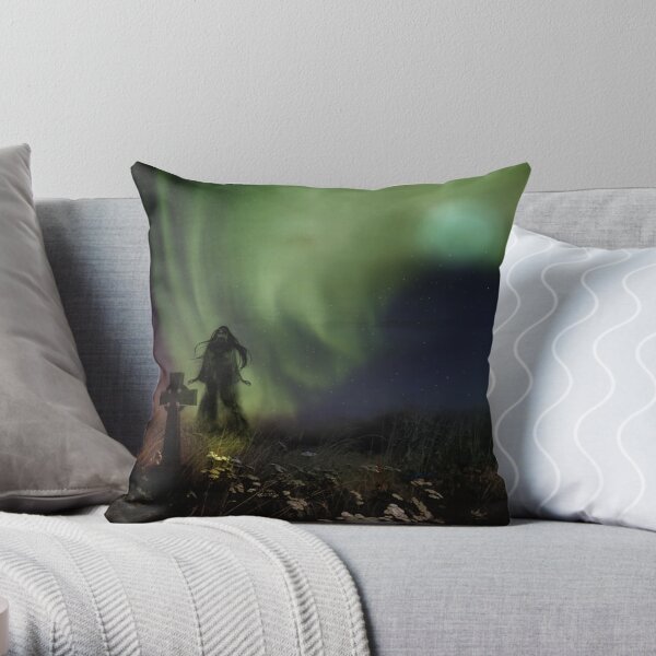 Grave Yard Throw Pillow