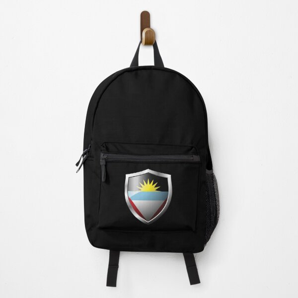 Item preview, Strong Antigua and Barbuda Flag Shield Country designed and sold by HelloFromAja.