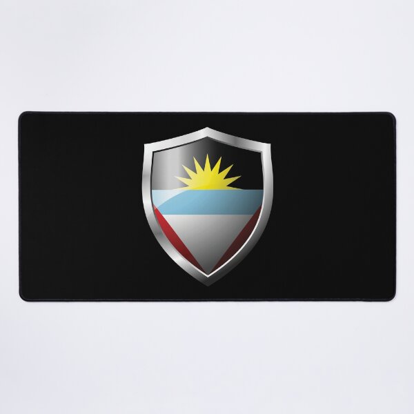 Item preview, Strong Antigua and Barbuda Flag Shield Country designed and sold by HelloFromAja.