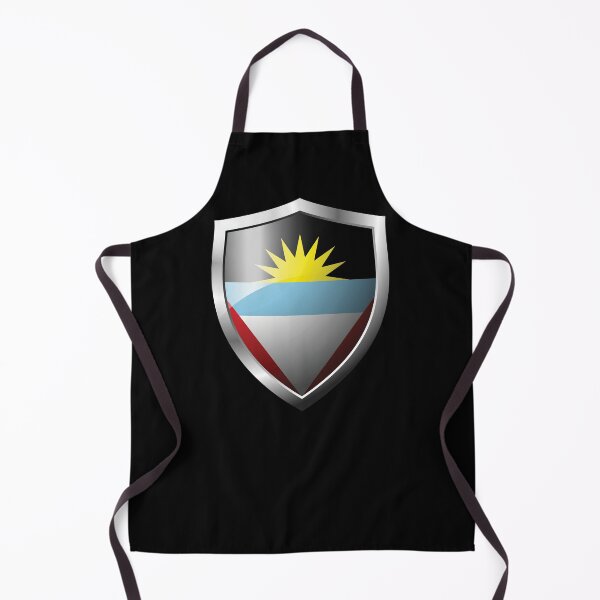Item preview, Strong Antigua and Barbuda Flag Shield Country designed and sold by HelloFromAja.