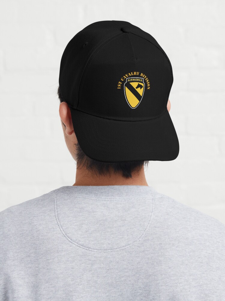 Discover Army - 1st Cavalry Division SSI w Airmobile Tab Cap