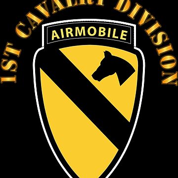 Army - 1st Cavalry Division SSI w Airmobile Tab