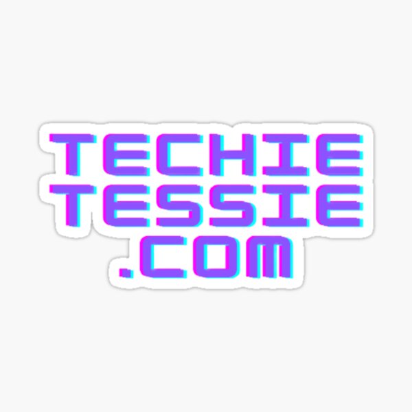 Techie Tessie Website Merch Sticker