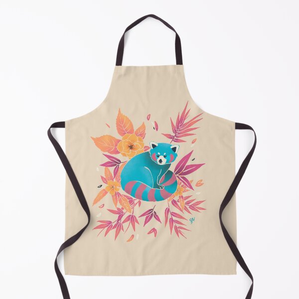 Item preview, Red Panda in Blue And Pink designed and sold by Sasha Makarenko.