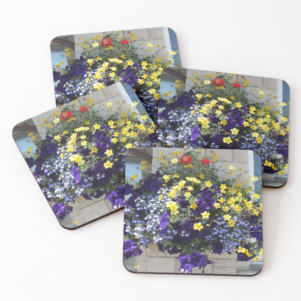 Item preview, Flowers in a Hanging Basket designed and sold by pinkal.
