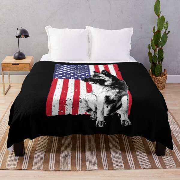 Item preview, Cute German Shepherd Art Police K9 Trainer US Flag designed and sold by PerkinsAarav.