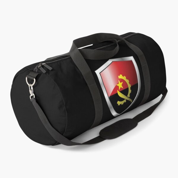 Item preview, Strong Angola Flag Shield Country designed and sold by HelloFromAja.