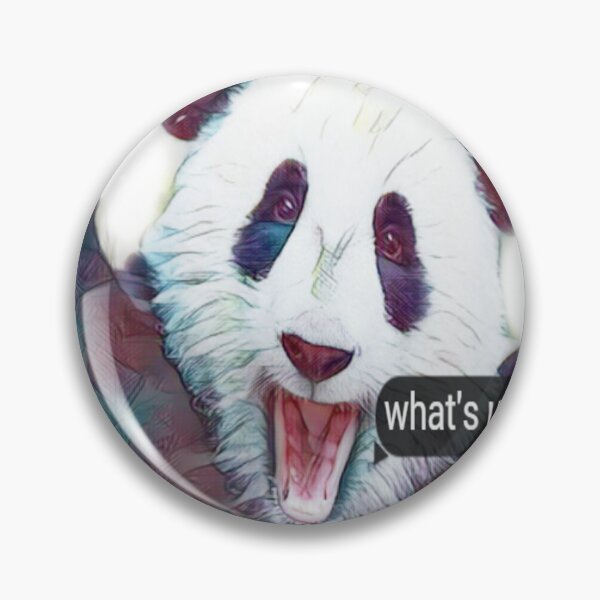 Item preview, cute painted panda waves his hand designed and sold by DanaIrik.