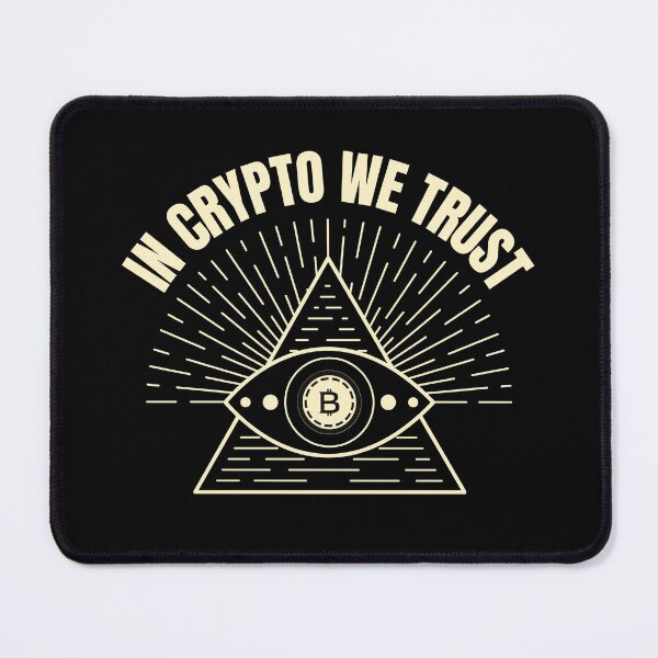 Item preview, In crypto we trust - Funny cryptocurrency hodler designed and sold by pixxart.