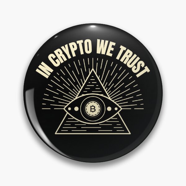 Item preview, In crypto we trust - Funny cryptocurrency hodler designed and sold by pixxart.