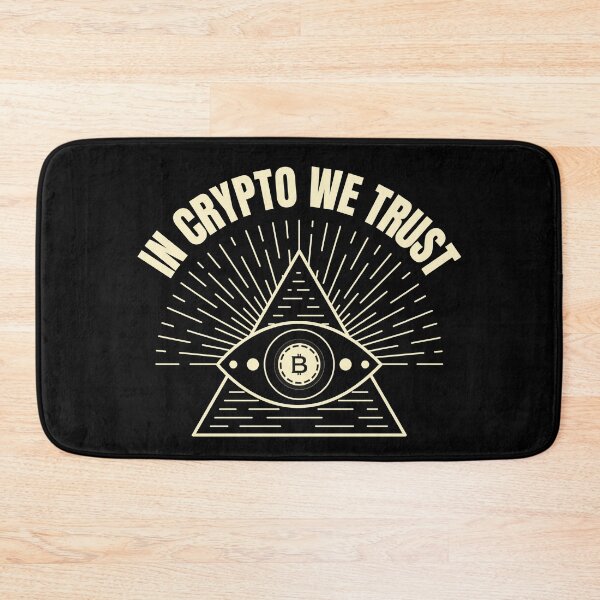Item preview, In crypto we trust - Funny cryptocurrency hodler designed and sold by pixxart.