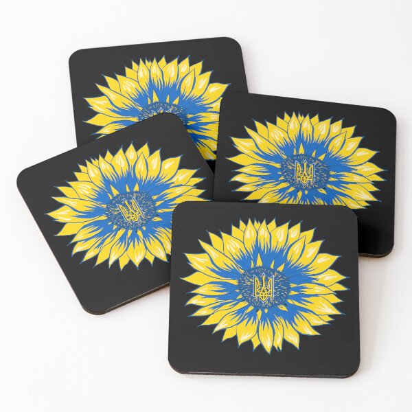 Item preview, Ukraine Sunflower Retro Floral Ukrainian Flag designed and sold by r-silver.