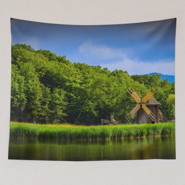 Item preview, Windmill in a beautifull spring day designed and sold by D/Art ⭐⭐⭐⭐⭐.