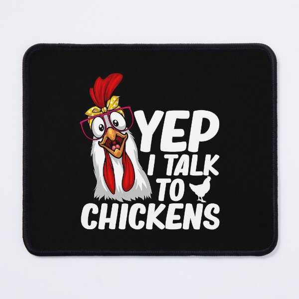 Item preview, Yep I Talk To Chickens Cute Chicken Art For Chicken Farmer Lovers designed and sold by davetmccall.