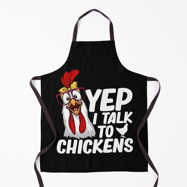 Item preview, Yep I Talk To Chickens Cute Chicken Art For Chicken Farmer Lovers designed and sold by davetmccall.