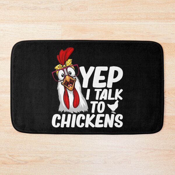 Item preview, Yep I Talk To Chickens Cute Chicken Art For Chicken Farmer Lovers designed and sold by davetmccall.