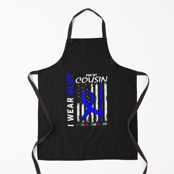 Item preview, I Wear Blue For My Cousin Autism Awareness Flag Kids Boys designed and sold by DahlilaJo.