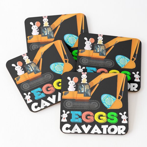 Item preview, Eggscavator Cute Easter Bunny - Chocolate Eggs Excavator designed and sold by DKshowmaker.