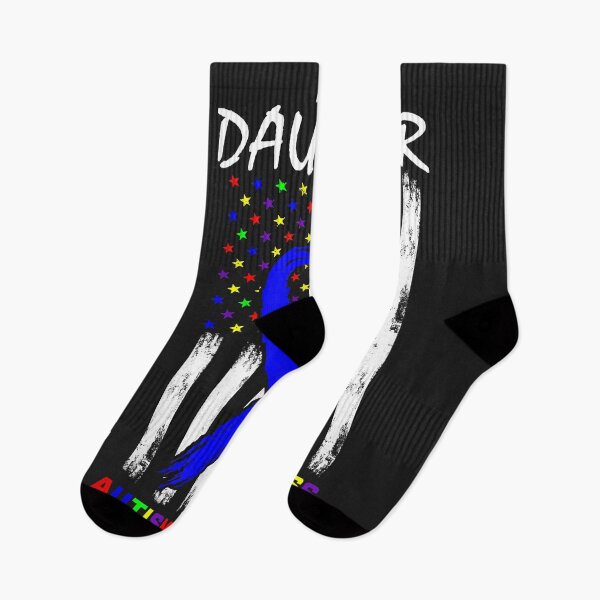 Item preview, I Wear Blue For My Daughter Autism Awareness American Flag designed and sold by DahlilaJo.