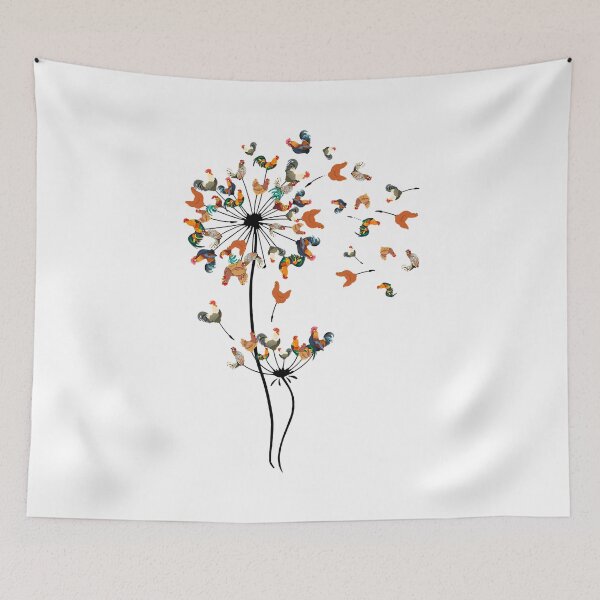 Item preview, Dandelion Chicken Flower - Floral Chicken Tree Lover designed and sold by davetmccall.